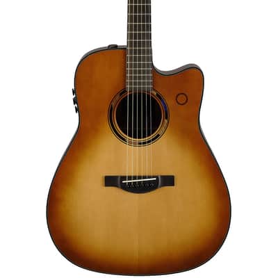 Yamaha TAG3 C TransAcoustic Dreadnought Acoustic-Electric Guitar - Sand Burst image 1