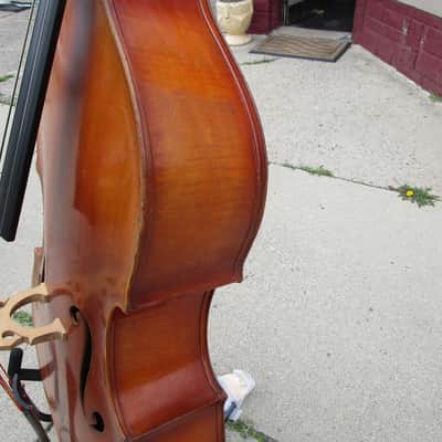 Kay Kraftsman 3/4 Upright Bass 1945 B-385 Chubby Jackson model aka Switch Master Pickup SE Michigan image 6