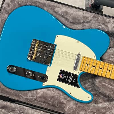 Fender American Professional II Telecaster B-STOCK MN Miami Blue Auth Dealer #698 image 3