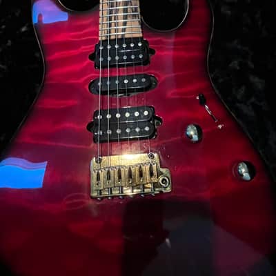 Suhr Modern Carve top Pale Moon/Black Limba *Rare- custom color image 7