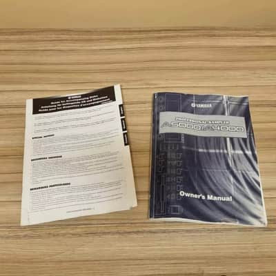 Yamaha A4000/A5000 User Manual
