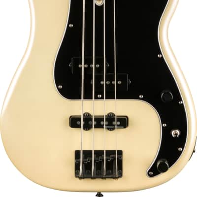 Fender Duff McKagan Signature Deluxe Precision Bass 4-String Bass Guitar, Rosewood Fingerboard, White Pearl image 1