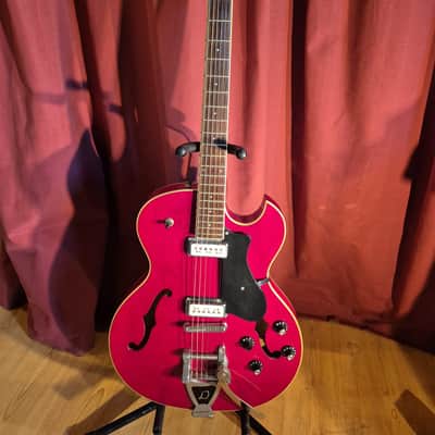 DeArmond by Guild Starfire III – Cherry Red – Hollowbody – Made in Korea – With Hard Case image 1