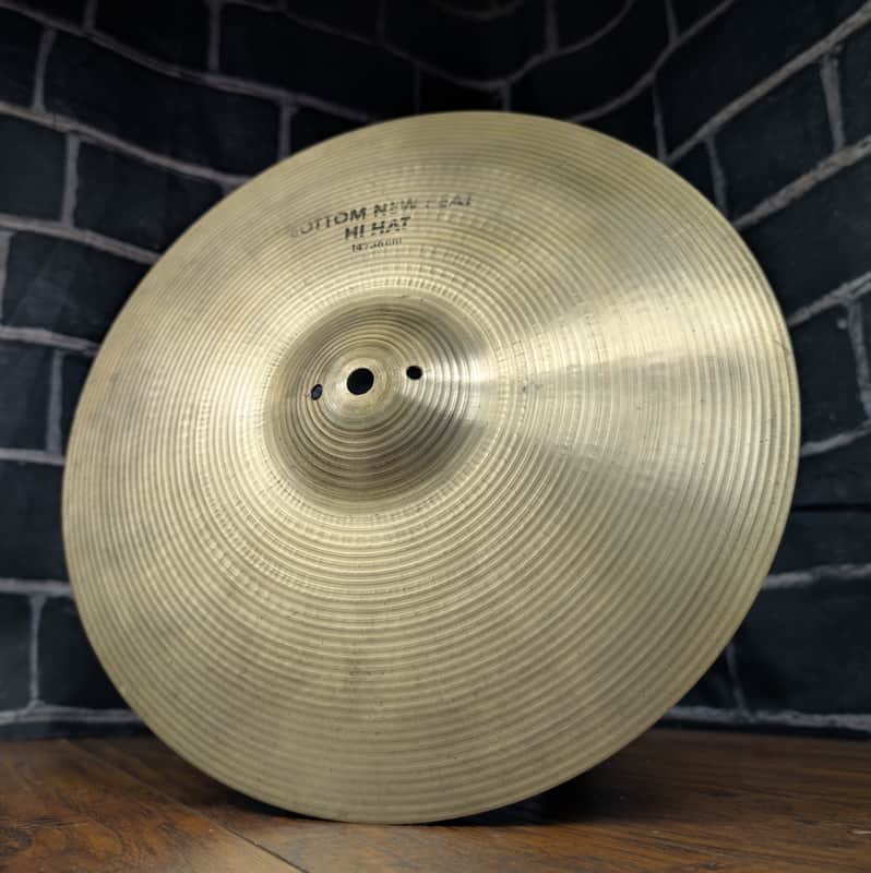 Zildjian 14" New Beat Hi‑Hat Bottom • Industry Standard • Bright + Defined • Player‑Grade Modded image 1