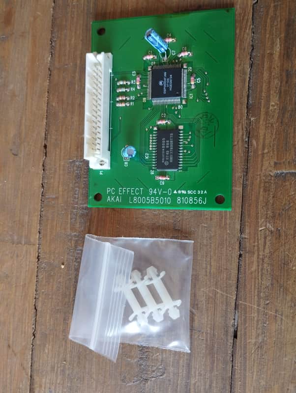 Akai EB2M Effects board for DPS12 and DPS12i mid-90s - green image 1