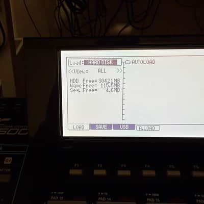 Akai MPC2500 with XL LCD Screen and paid JJOS image 8
