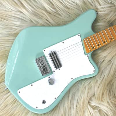Lindo Rosetta Seafoam Green Electric Guitar and Padded Gig Bag image 2