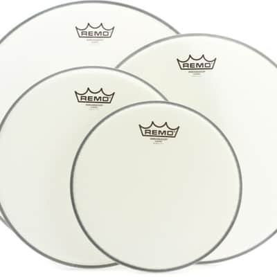 Remo Ambassador Coated 4-piece Tom Pack - 10/12/14/16 inch image 2