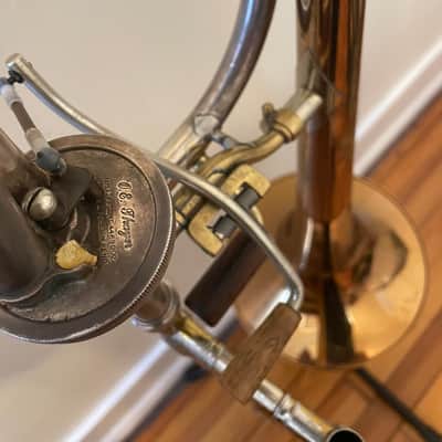 Conn 8H 1960s Worn Lacquer, Silver Plated Valve Wrap image 3