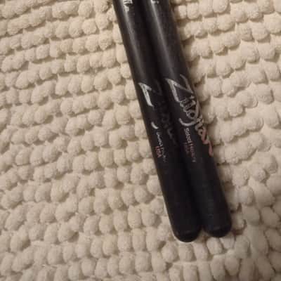 Zildjian Brooks Wackerman signature drum sticks 1st edition 2008-2011 - Black lacquer image 4