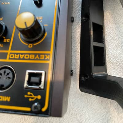 3D Printed Cable Hole Mounting Spacers for Behringer Synth - 70hp to 80hp width image 8