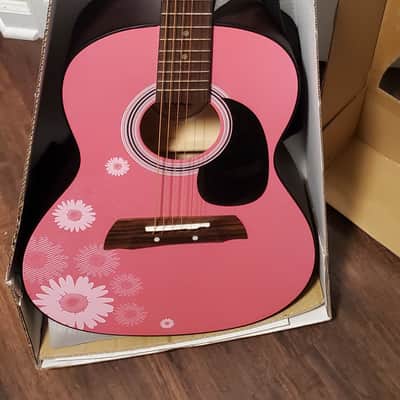 First Act Acoustic Guitar pink Fuel image 2