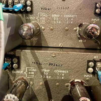 Full EMI converted Altec 436C Compressor Amplifiers with RS124 mods - Sequential Serial #’s! Very Clean Pair image 14