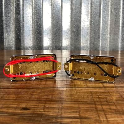 Guitar Project Parts Alnico V LP Humbucker Pickup Set Chrome image 2