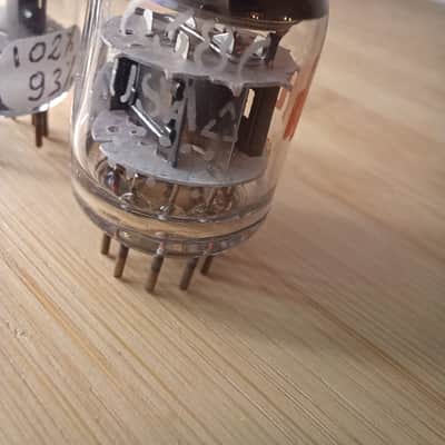 Extremely rare NOS GE General Electric 6386 BLACK PLATE disc getter made for RCA matched pair ! for FAIRCHILD 660 670, Gates, Collins, STA level etc image 12