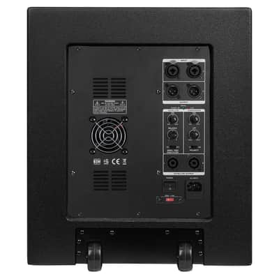 CARPO-V5B15 | Powered PA System with 15" 1600W Subwoofer and CARPO-V5B Column Array Loudspeakers, Two Adjustable Tripod Stands, Birch Plywood, Black image 5
