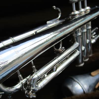Bach 37 Bb Trumpet 1984 1st & 3rd Valve Triggers - Silver image 5