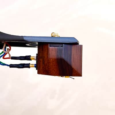 Benz Micro Ruby-Z MC Cartridge, Zebra wood, Line-contact diamond, Boron Cantilever, like new condition image 16
