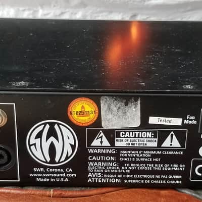 SWR 350x Pro Bass Head w/ Subwave Pedal USA image 7