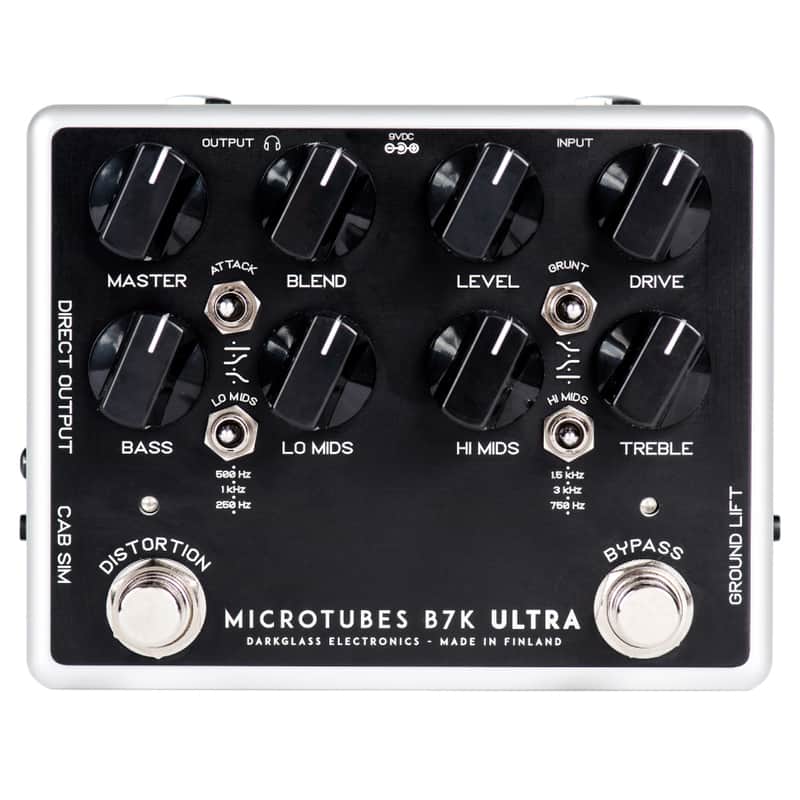 Used Darkglass Microtubes B7K ULTRA V2 w/ Aux-In Analog Bass Guitar Preamp Pedal image 1