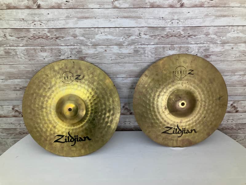 Used Zildjian 14" Planet Z Hi-Hat Cymbals (Pair) image 1