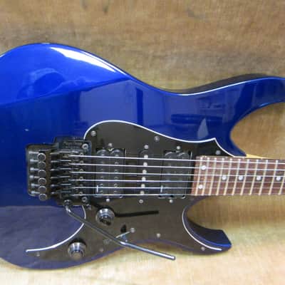 1991 Fender Heartfield Talon II Electric Blue Floyd Rose & Dimarzio's Orig Case Free US Shipping! image 5