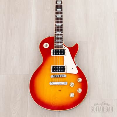 1976 Gibson Les Paul Standard Vintage Guitar Cherry Sunburst w/ T Tops, Case image 2