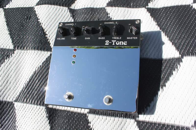 Bad Cat 2-Tone Tube Preamp Guitar Pedal - Black and Chrome image 1