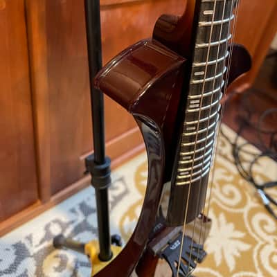 Zeta Strados Modern SV25 FRETTED 5-String Electric Violin 2020 - Tobacco Burst - Roland/Boss GK Compatible image 5