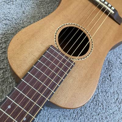 SX Mini Acoustic Guitar, Red Pine Top Body, Mahogany Neck, Rosewood Fingerboard image 4
