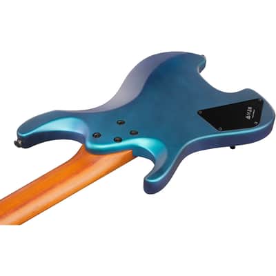 Ibanez Quest Standard Q547-BMM 7-String Headless Solid Body Electric Guitar, Right-Handed, Blue Chameleon Metallic Matte image 9
