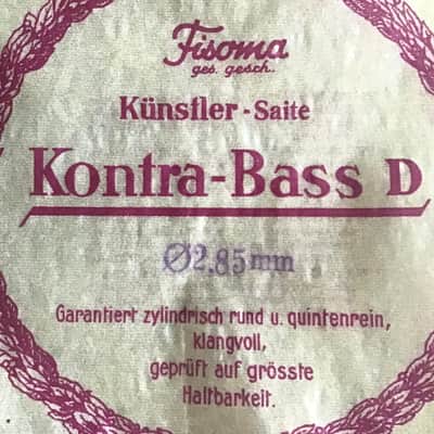 Lenzner Fisoma Gut Double Upright Bass Strings G & D image 7