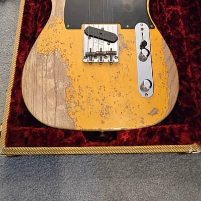 Fender Custom Shop Limited Edition 1950 Double Esquire 2023  - Nocaster Blonde Heavy Relic image 2