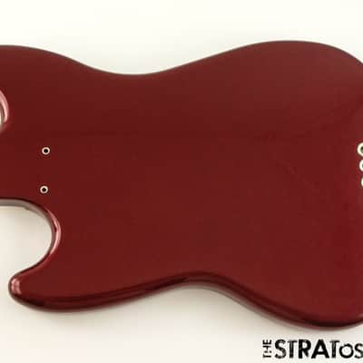 Fender American Performer Mustang Bass BODY, USA Parts Aubergine image 3