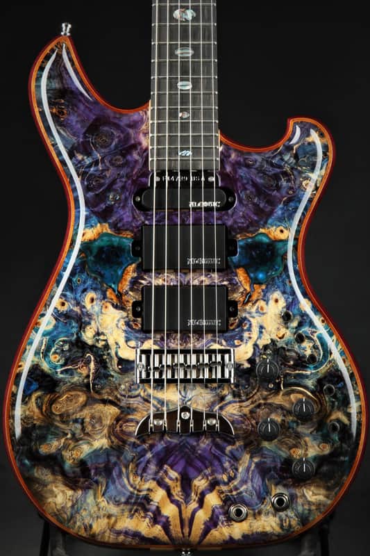 Alembic Further 6 - Buckeye Burl - Resin Top image 1