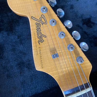 LEFTY Strat, Fender Custom Shop flame maple bound neck, CuNiFe pick ups, MJT image 6