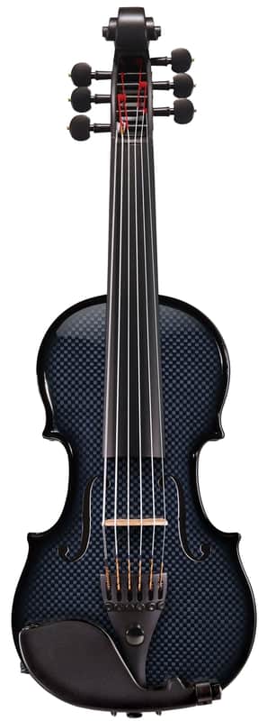 Glasser Carbon Composite Acoustic Electric 6-String Violin (4/4 Size) 2020s AE Blue image 1