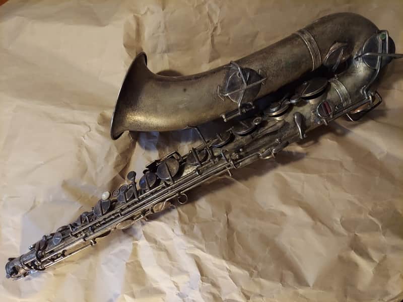 Magnificent Antique Frank Holton Tenor Saxophone, USA, sax body only image 1
