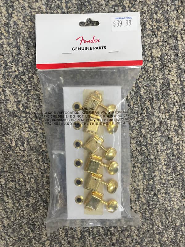 Fender Vintage set ping Gold With bushings image 1