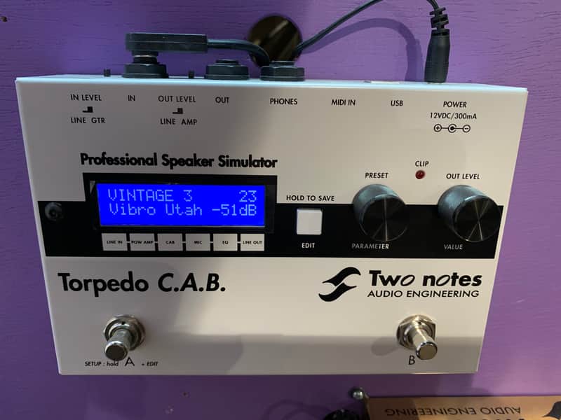 Two Notes Torpedo C.A.B. Speaker Simulator Pedal image 1