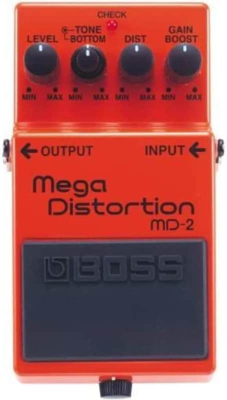 BOSS Md-2 Mega Distortion; Extreme, Low-End Distortion for Modern Metal And Hard Rock image 1