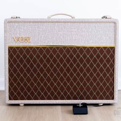 2016 Vox AC30 Hand-Wired Edition AC30HW2 Fawn w/ Celestion Greenbacks, Amp Stand, Cover & Ftsw image 3