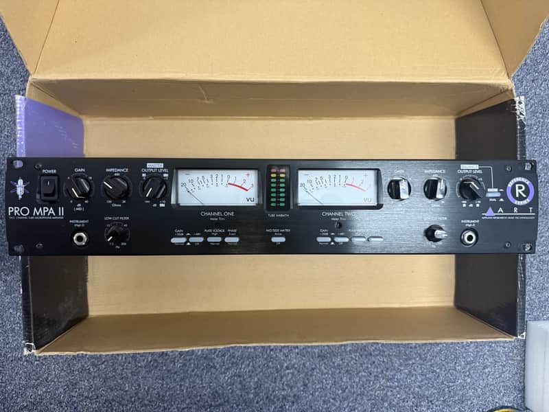 ART Reference Series Pro MPA II 2-Channel Microphone Preamp 2009 - Present - Black image 1