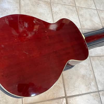 1969 Guild F212NT 12 String Acoustic Guitar Natural with case image 7