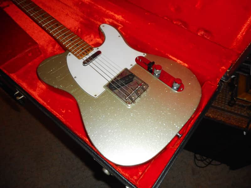 1968 Fender Telecaster Refinished in Silver Sparkle Nitro image 1