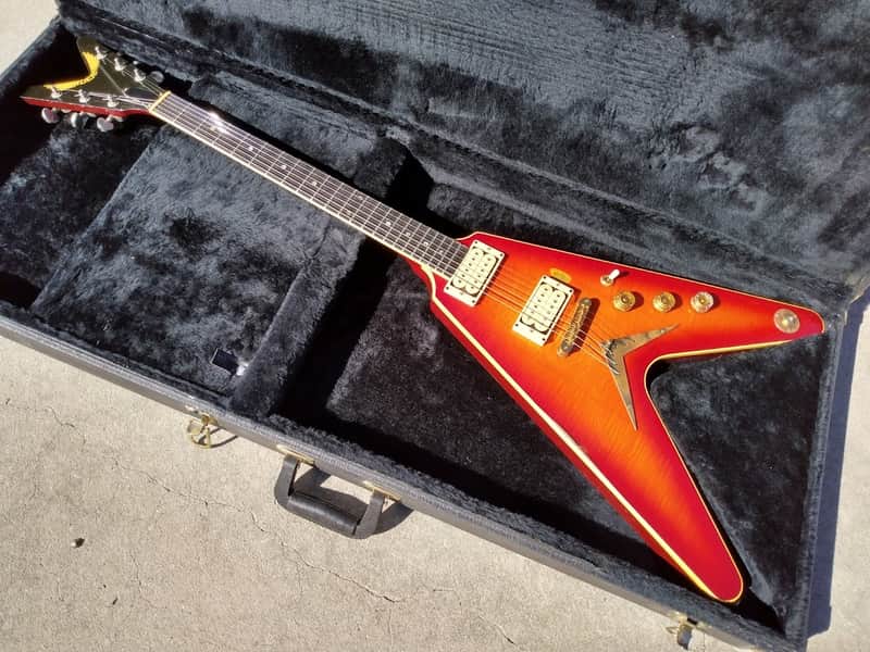 Vintage 1978 Dean V - Not a Reissue - Flamed Cherry Sunburst - Very Rare Find! image 1