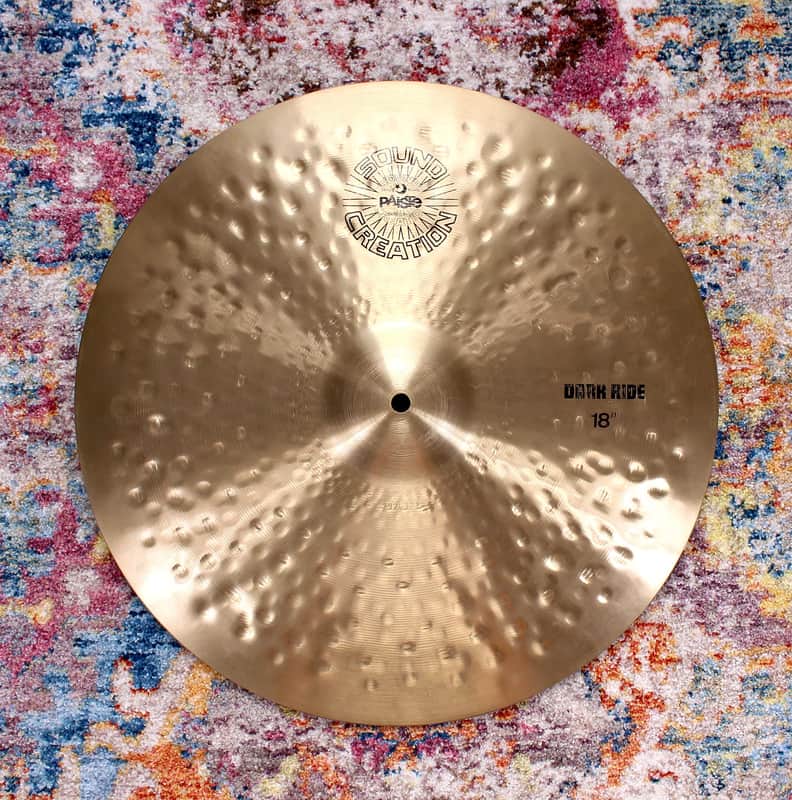Paiste 18" Sound Creation Dark Ride Cymbal image 1