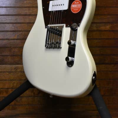 Squier Limited Edition Paranormal Offset Telecaster® SJ, Laurel Fingerboard, Tortoiseshell Pickguard, Olympic White image 1