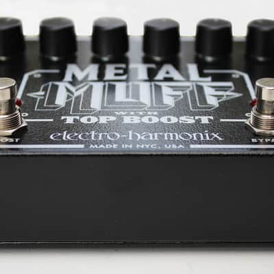 Electro-Harmonix Metal Muff Distortion with Top Boost 2006 - Present - Black image 2