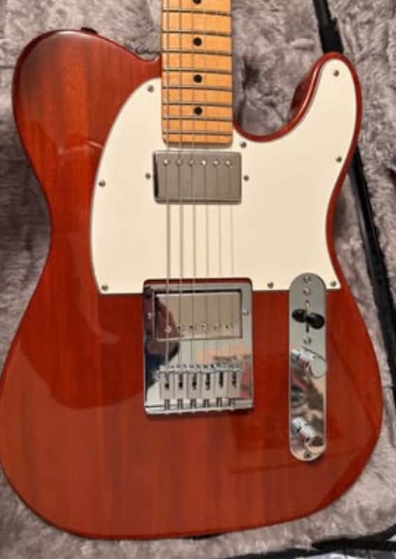 Fender Player II Telecaster chambered mahogany Mocha - custome HH modified (one of a kind)